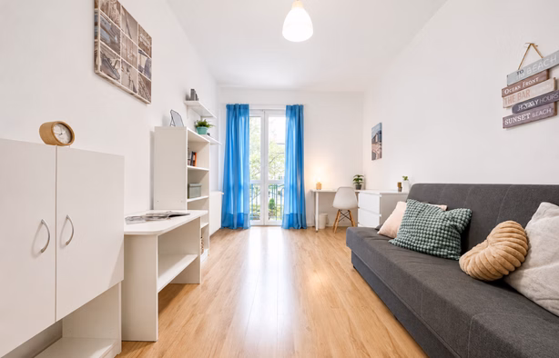 1-osobowy pokój z balkonem nr 3, przy ul. Glinki 19, Gdańsk-1