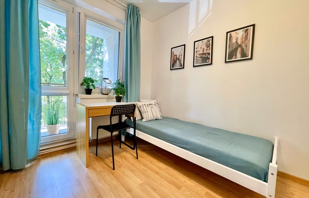 Pokój nr 5 z BALKONEM, ul. Pieńkowskiego 5, blisko Galeria Mokotów, Warszawa-1