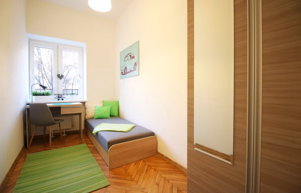 Narutowicza 79D, single room No. 3, Łódź-1