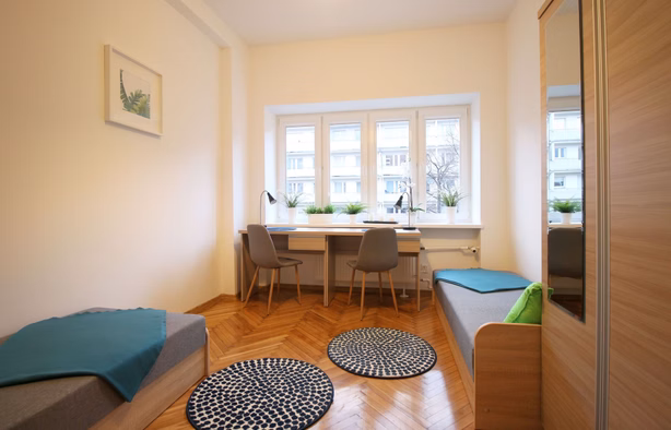 Narutowicza 79D, single room No. 5, Łódź-1