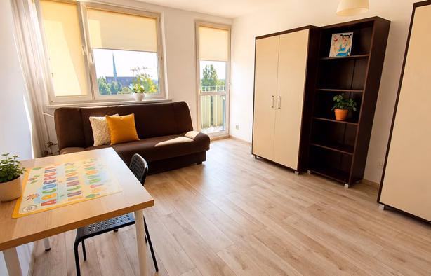 Pokój 1-osobowy nr 3, BALKON  ul. Kasprowicza 6, Wrocław-1