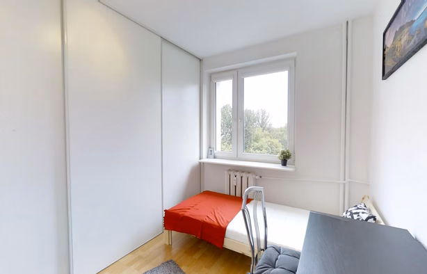 Pokój 1-osobowy nr 1 Broniewskiego, Warszawa-1