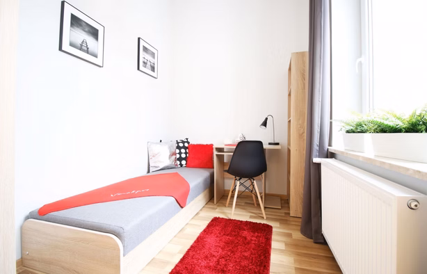 1 Maja 50, single room No. 1, Łódź-1