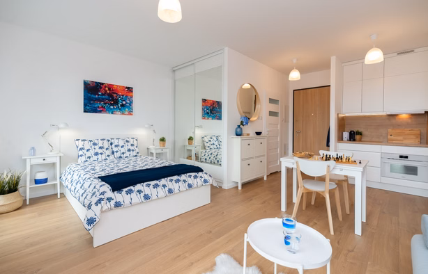 BALTICO One-room flat, Hallera 134 Gdańsk-Wrzeszcz, Gdańsk-1