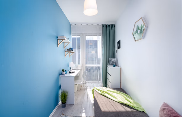 Room with a balcony in Bielany, Metro Wawrzyszew, room no. 4, Warszawa-1