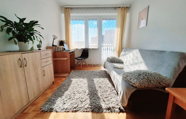 Duży pokój 1-osobowy z balkonem, blisko Centrum! (ul. Waszyngtona), Białystok-1