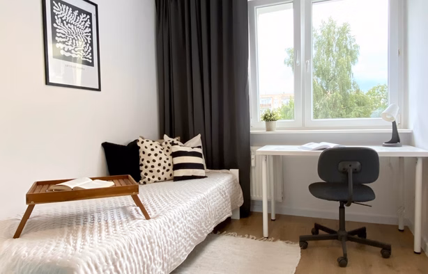 Jednoosobowy pokój nr 1 w mieszkaniu świeżo po remoncie, Gdańsk-1