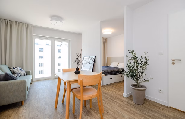 Studio | 31.7 m2 | Balkon | Internet w cenie | Bezpośrednio, Warszawa-1