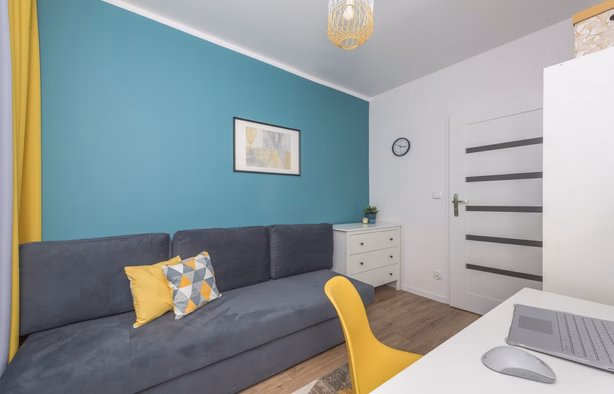 Pokój jednoosobowy z balkonem - Wyrobka 1, Gdańsk Morena, Gdańsk-1