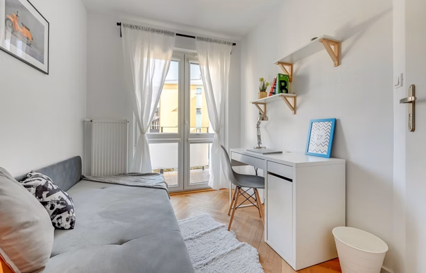 Pokój jednoosobowy z balkonem - Grunwaldzka 116, Gdańsk Wrzeszcz, Gdańsk-1