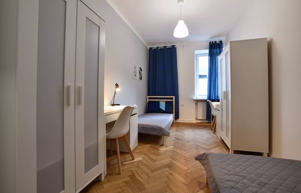 Pokój 1-osobowy  nr 4 ul. Nowogrodzka 7/9, Warszawa-1