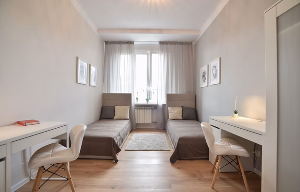 Pokój 2-osobowy  nr 3 al. Niepodległości 150, Warszawa-1
