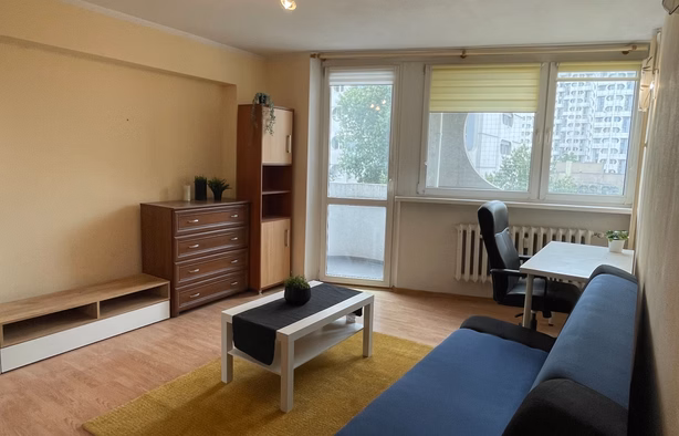 Przestronny pokój z balkonem na pl. Grunwaldzkim!, Wrocław-1
