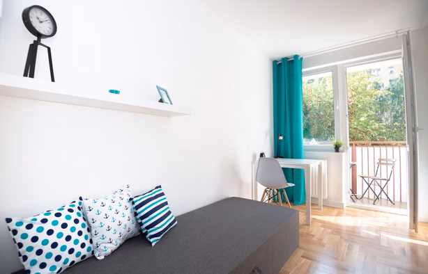 Room with a balcony in Bemowo, Warszawa-1