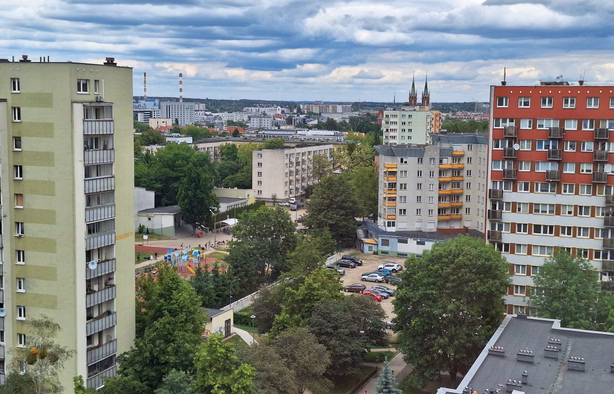 Pokój 1-os. z panoramicznym widokiem na miasto, Białystok-1