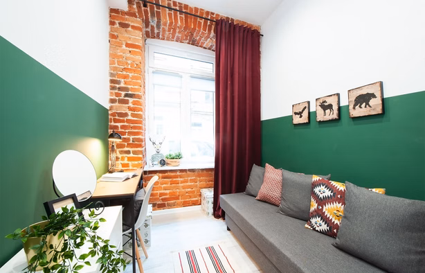 Single room no. 1 ul. Zielona 38/pl. Haller, Łódź-1