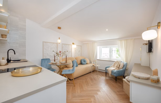 Studio apartment, Legionów Street 47, Łódź-1