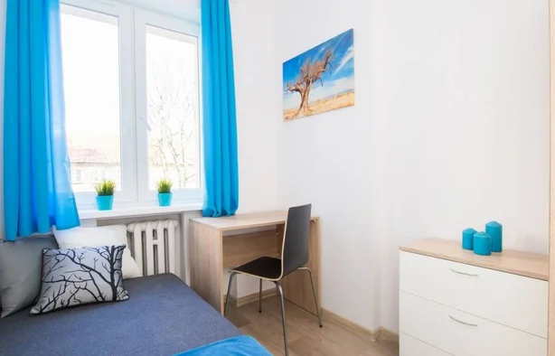 Słoneczny pokój jednoosobowy w centrum blisko AGH, Kraków-1