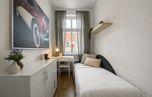 Pokój 1-osobowy nr 4 ul. Partyzantów 52 , Gdańsk-1