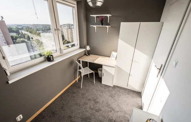 Pokój 1 os | Bratysławska | 10 piętro | winda | fantastyczny widok | Kaufland | Fitness Platinum, Kraków-1