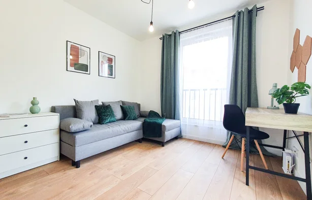 Pokój 1/  dwuosobowy| balkon | Dębniki | Ruczaj | Campus UJ, Kraków-1