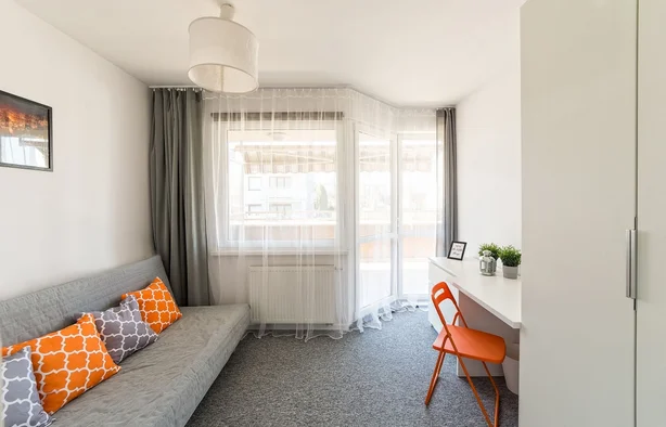 Jansy room with a huge terrace 18m2, ul. Skalna 89D (P1), Tychy-1