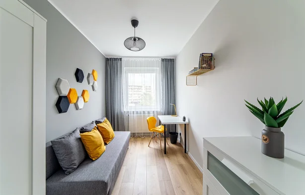 Mega standard room 11.3 m2 ul. Karpacka 10, close to EU, WSP, UŚ (P5), Katowice-1