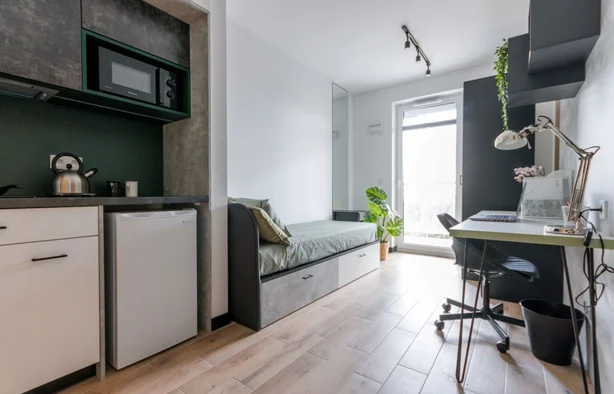 Pokój 1-os. 12m2 w ap. 2-pok. z prywatną łazienką i aneksem 45m2, Lublin-1