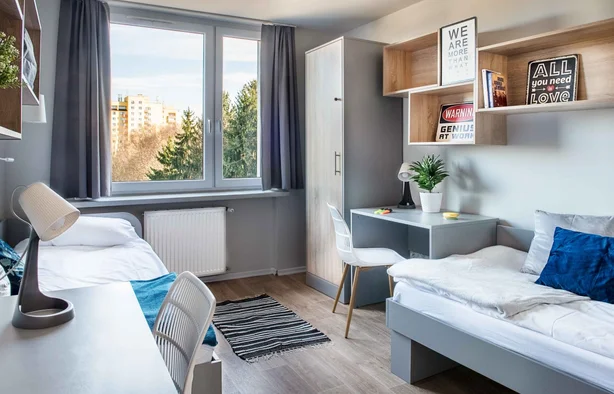 Oferta specjalna 10% off! - Miejsce w pokoju 2-os. na semestr letni, Kraków-1