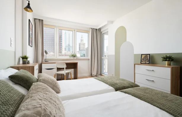 Pokój 2-osobowy  nr. 1, Warszawa-1