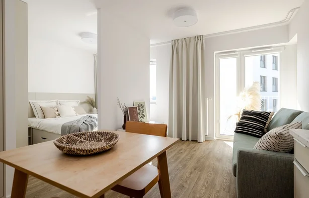 Studio | 32.2 m2 | Balkon | Internet w cenie | Bezpośrednio, Warszawa-1