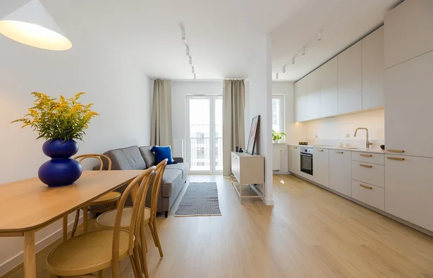 2-room | 46.53 m2 | Balcony | Internet included | Direct, Kraków-1