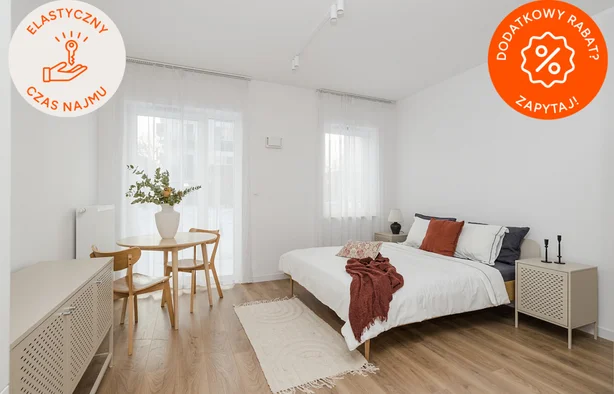 Studio | 26.23 m2 | Balcony | Internet included | Direct, Warszawa-1