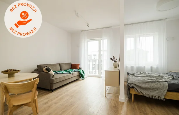 Studio | 33.85 m2 | Balcony | Internet included | Direct, Warszawa-1