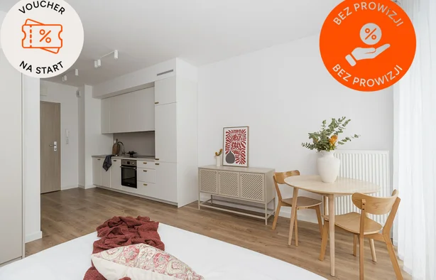 Wyposażenie na start | Studio | Balkon | Internet | Bezpośrednio, Warszawa-1