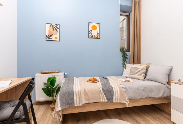 Stylowy pokój jednoosobowy w centrum, Nowy Kleparz (10)