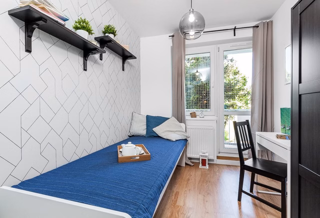 Pokój 1-osobowy z balkonem nr 2, przy ul. Szyprów 6
