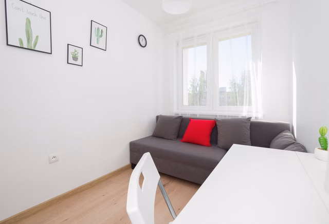 KOŁOBRZESKA B, Single room no. B. Kołobrzeska 27 Gdańsk-Przymorze