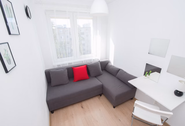 KOŁOBRZESKA B, Single room no. B. Kołobrzeska 27 Gdańsk-Przymorze