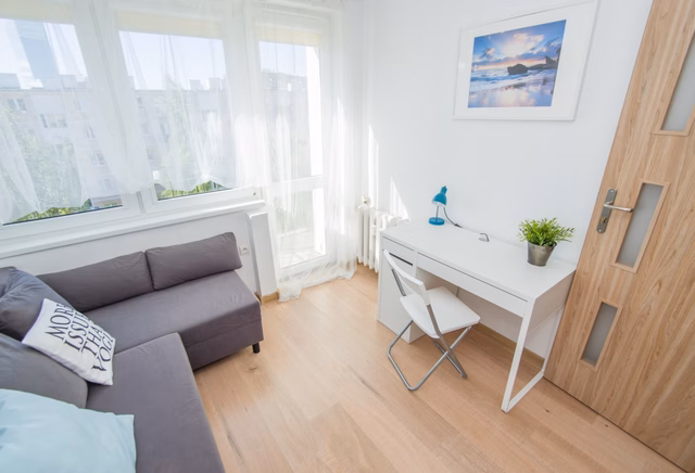KOŁOBRZESKA D, Single room no. D. Kołobrzeska 27 Gdańsk-Przymorze