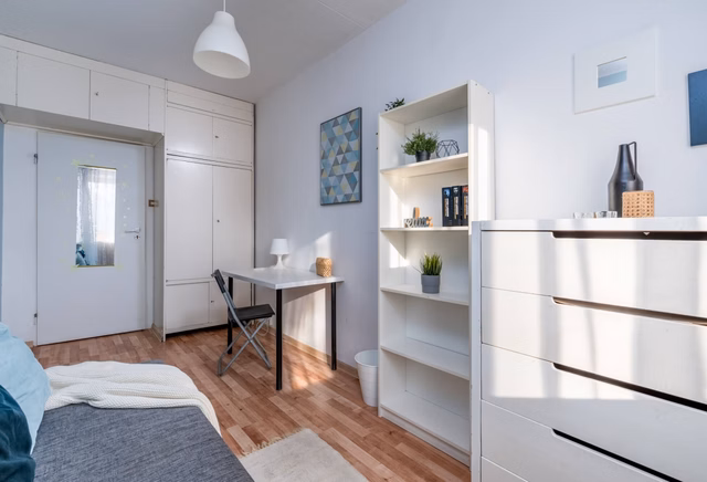 A room in Warsaw, in Ursynów - ul. Lanciego 8, room no. 1