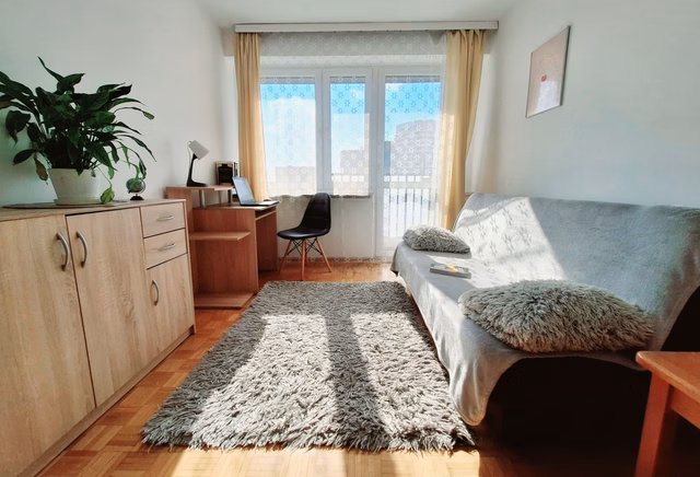 Duży pokój 1-osobowy z balkonem, blisko Centrum! (ul. Waszyngtona)