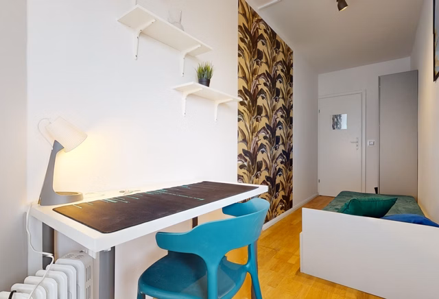 Single room with balcony #4 at al. Jerozolimskie 133