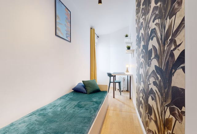 Single room with balcony #4 at al. Jerozolimskie 133