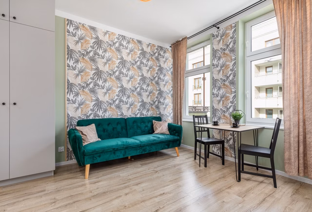 | Studio apartment at Emilia Plater |