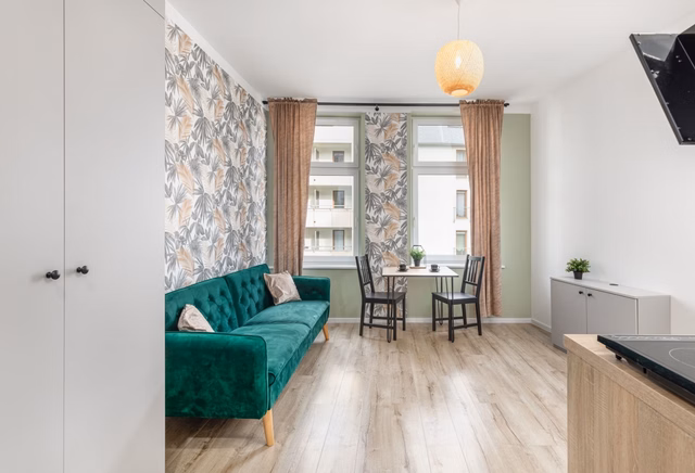 | Studio apartment at Emilia Plater |
