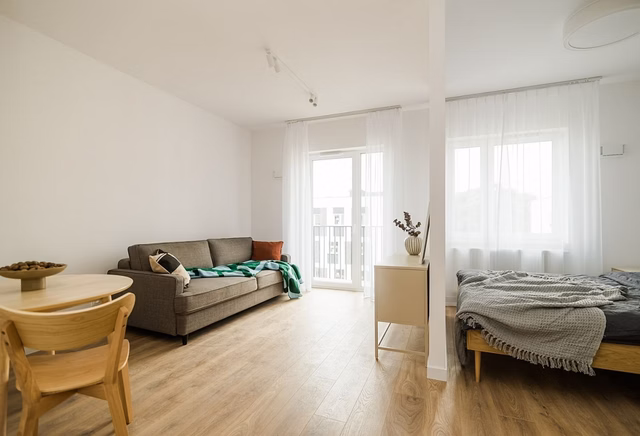 Voucher, możliwość bez kaucji, Studio, 33m2, Balkon, Bezpośrednio