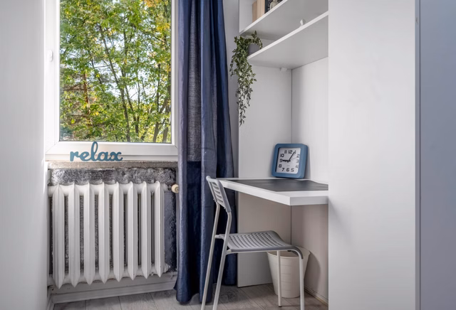 Room no. 4. right next to SGGW/Vistula