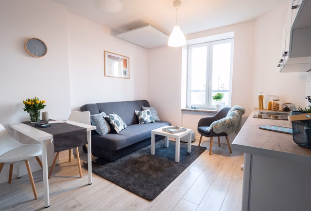 Studio apartment 303, ul. Krucza 4 / Przybyszewskiego