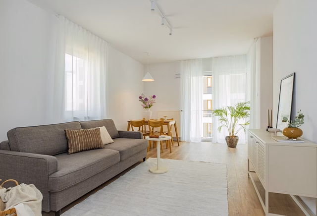 3-pokojowe | 65.63 m2 | Balkon | Internet w cenie | Bezpośrednio